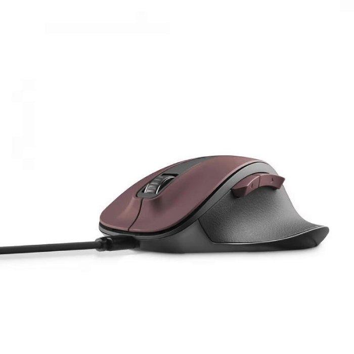 Hama MW-500 Recharge Optical 6-Button Wireless Mouse, 173033 – Bordeaux Red