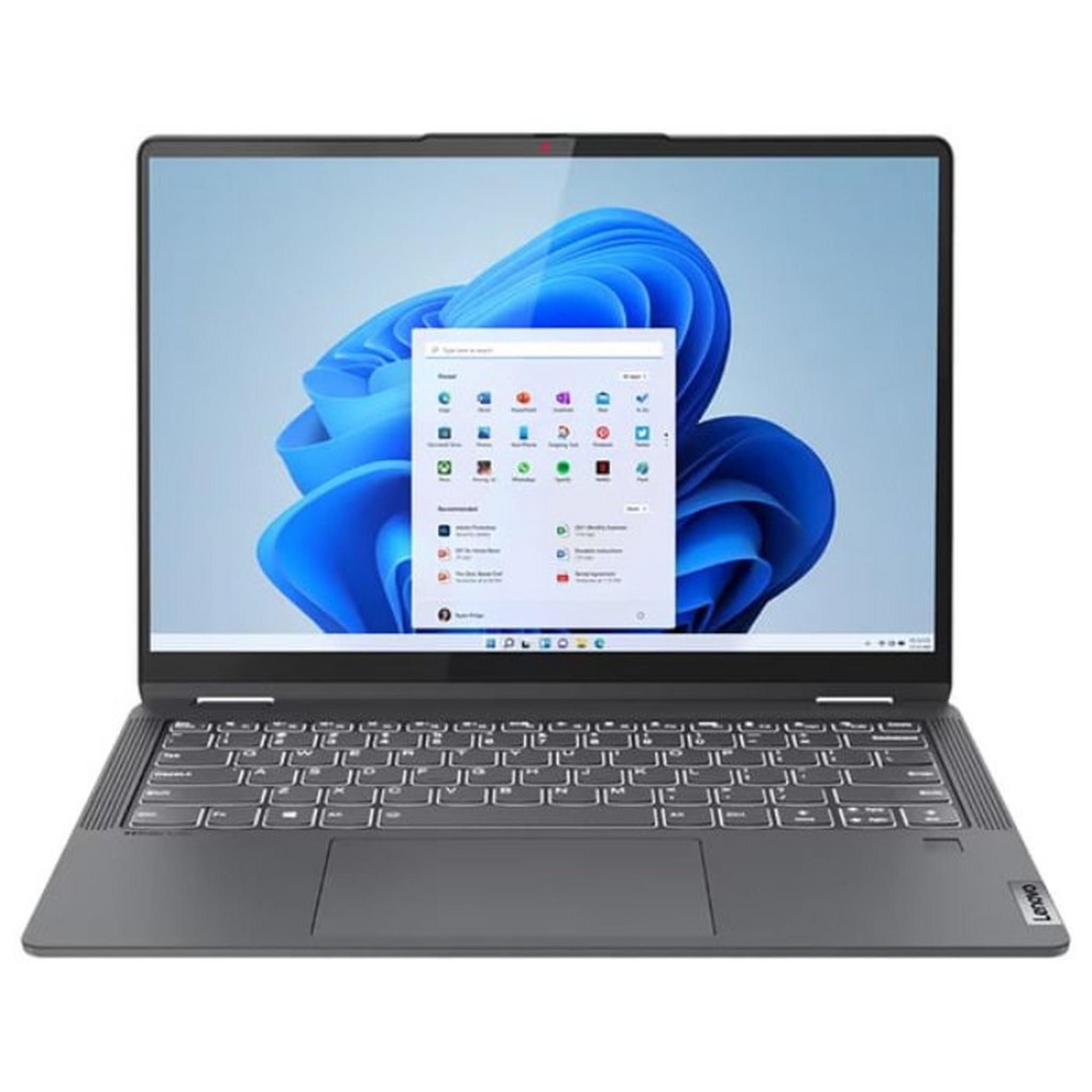 LENOVO IdeaPad Flex 5 Laptop, Intel Core i5, 16GB RAM, 512GB SSD, 14-inch, Intel Graphics Xe, Windows 11 Home, 82R700KWAX – Gray