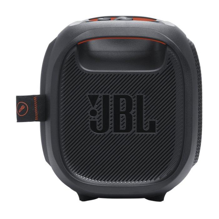 JBL PartyBox On-the-Go Essential Speaker with Mic, 100W – Black