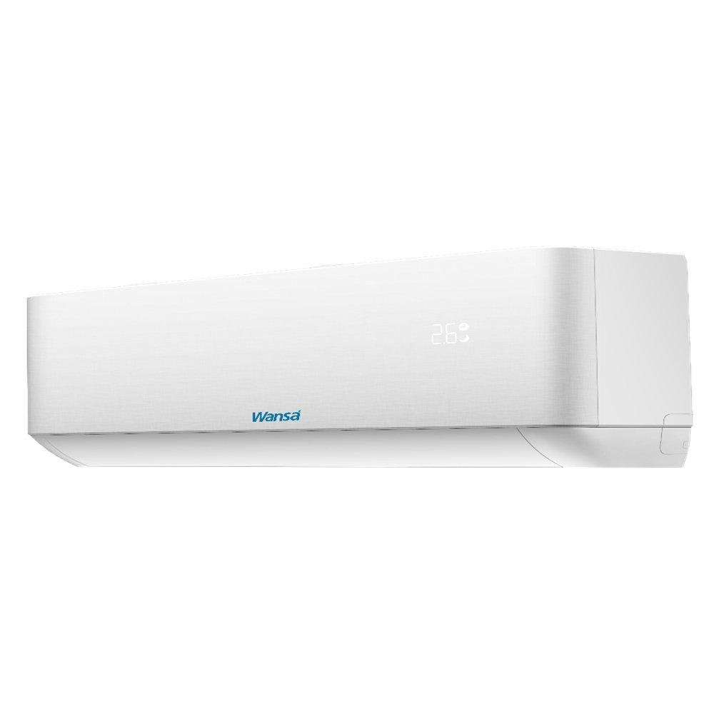 Wansa Split AC, 10K BTU, 1 Ton, Wi-Fi Connection, WSUC10CTWIS-24 – White