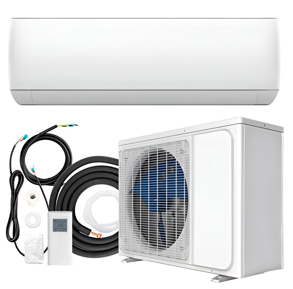 Wansa Split AC, 10K BTU, 1 Ton, Wi-Fi Connection, WSUC10CTWIS-24 – White