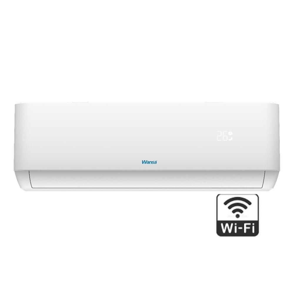 Wansa Split AC, 15.2 BTU, 1.5 Ton, Wi-fi Connection, WSUC15CTWS-24- White