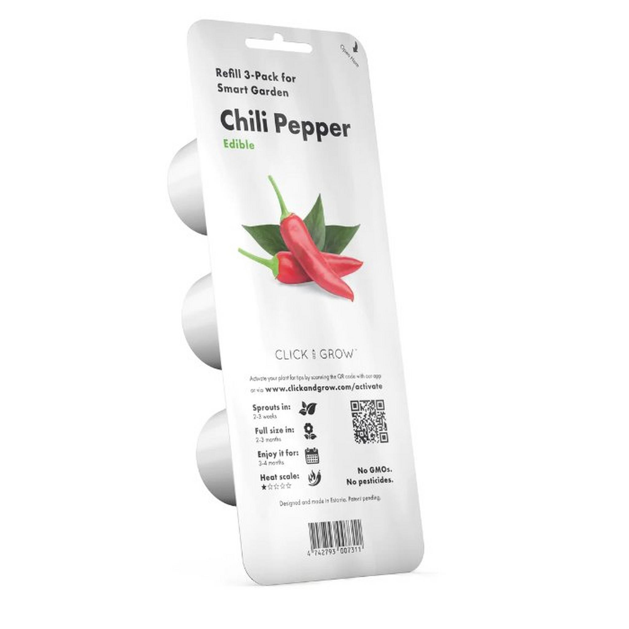 Click And Grow Plant Pods, 3-Pack, SGR6X3 – Chili Pepper