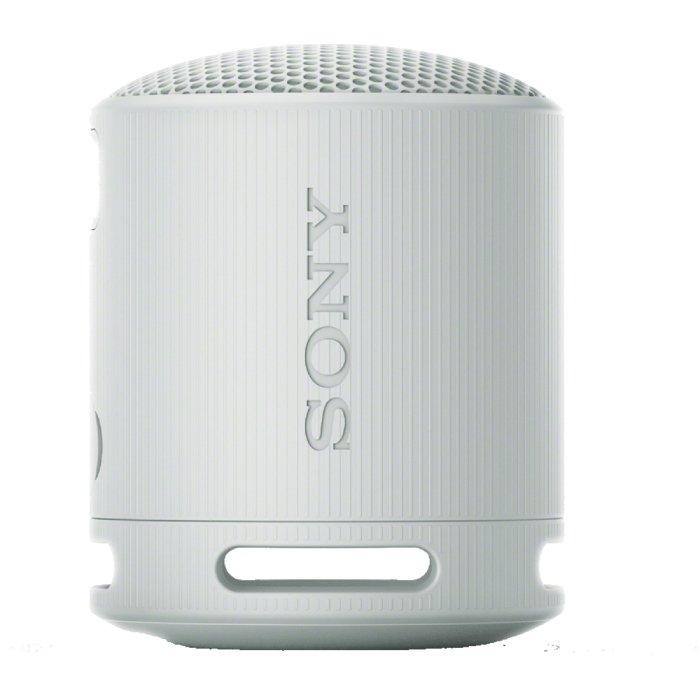 SONY Compact Bluetooth Wireless Speaker, SRS-XB100/HCE - Light Gray 