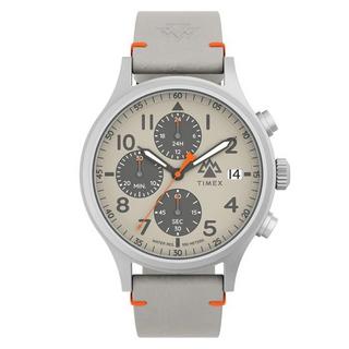 Buy Timex expedition north sierra men's watch, analog, 42mm,  leather band,  tw2w16500 - grey in Kuwait