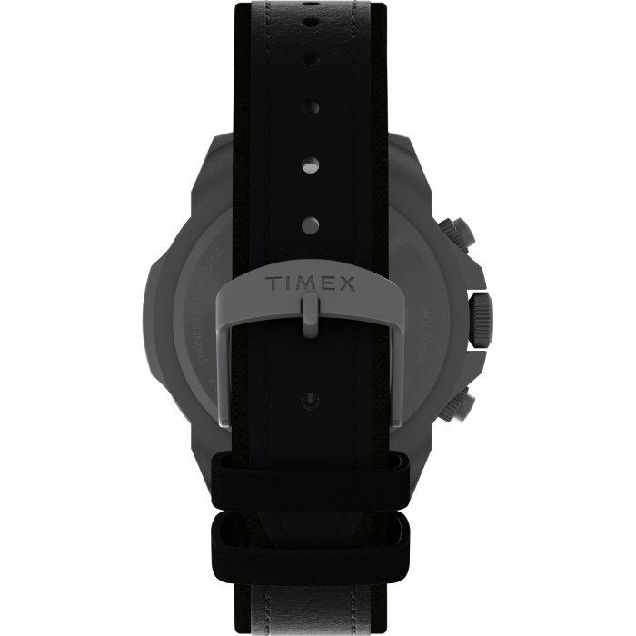 Timex Expedition Men’s Watch, 42mm, Leather Strap, Analog, TW2W16100 – Black