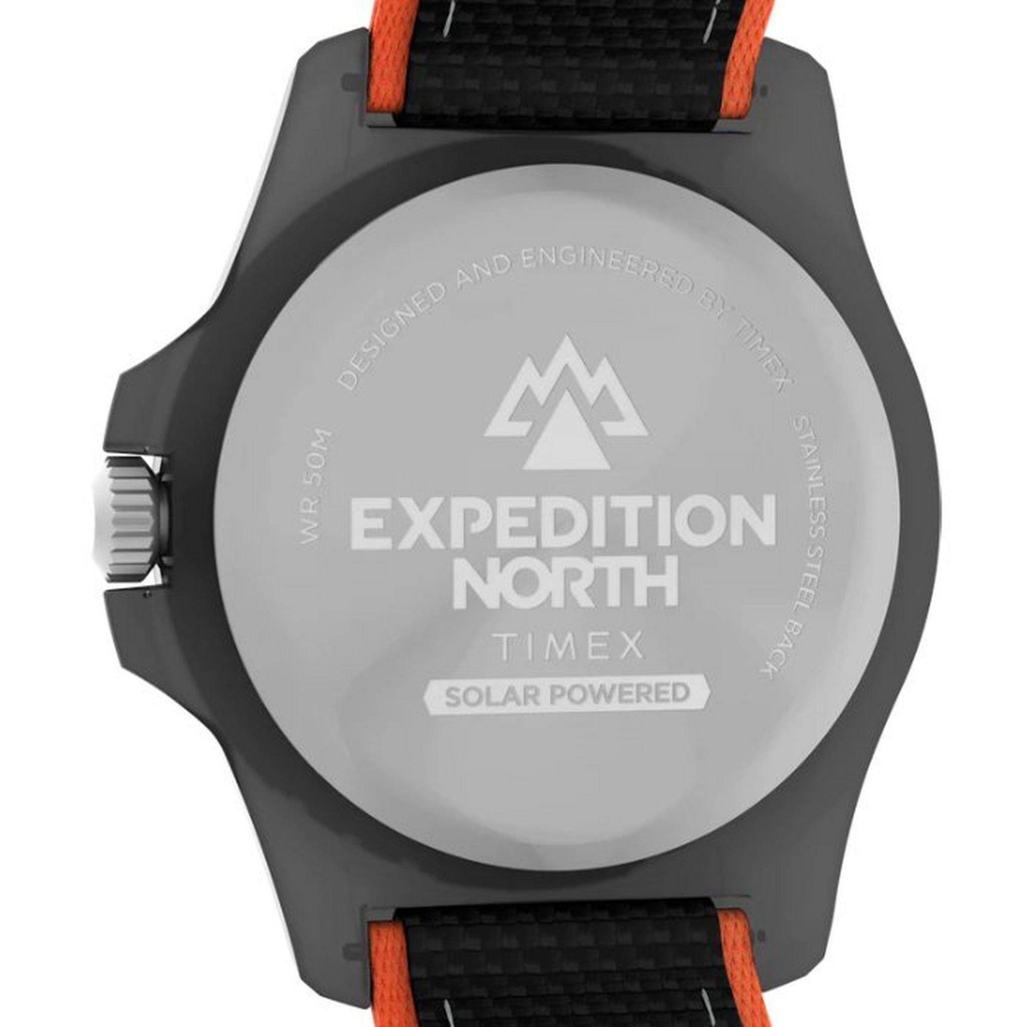 Timex Expedition Men’s Watch, 46mm, Tide Ocean Material Strap, Analog, TW2V66100 – Black