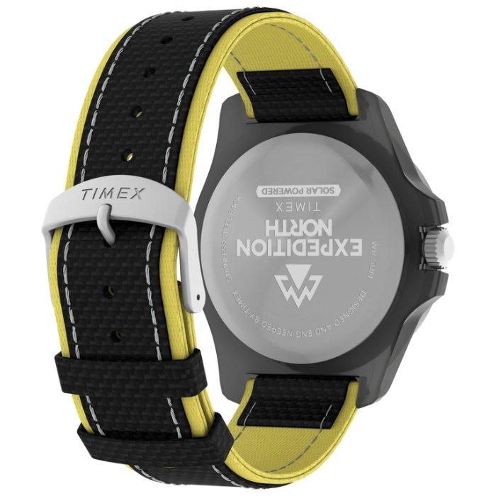 Timex Expedition Men’s Watch, 46mm, Tide Ocean Material Strap, Analog, TW2V66200 – Black