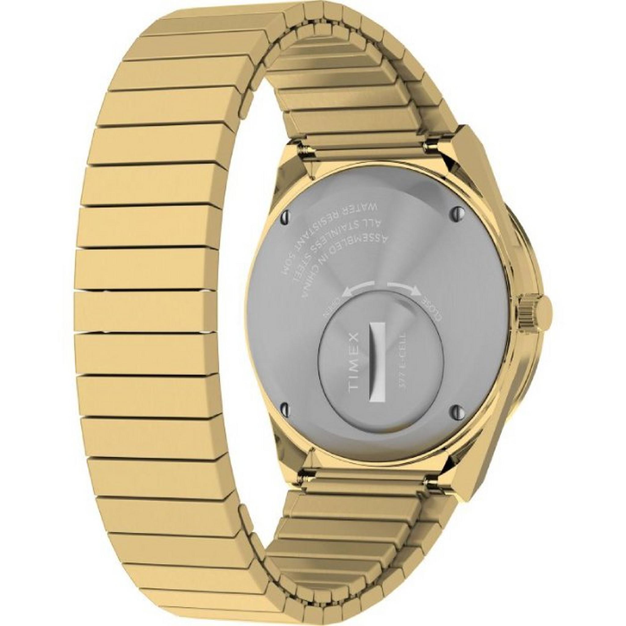 Timex Women’s Watch, 36mm, Stainless Steel Strap, Analog, TW2W10500 – Gold