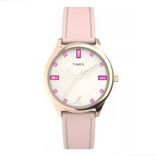 Buy Timex dress x bcrf women's watch, analog, 32mm, leather strap, tw2v95800 – pink in Kuwait