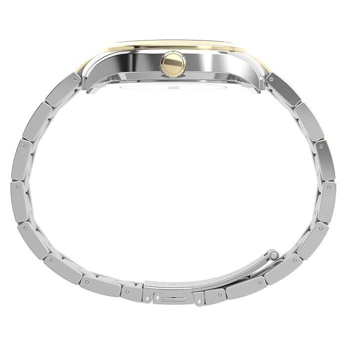 Timex Dress Multifunction Watch for Men, Analog, 42mm, Stainless Steel Strap, TW2V95500QV – Silver&Gold