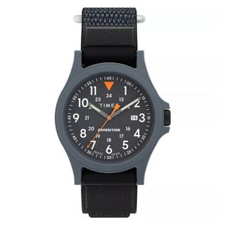 Buy Timex expedition acadia watch for men, analog, 40mm, fabric strap, tw4b29500vm – black in Kuwait