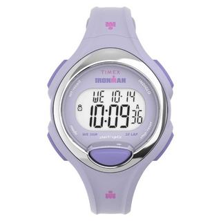 Buy Timex ironman watch for women, digital, 34mm, resin strap, tw2w17100vm – purple in Kuwait
