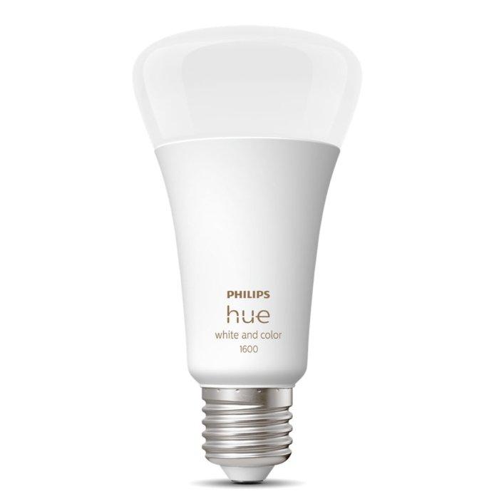 Philips Hue A67 – E27 Smart Bulb, 13.5W, 929002471601 - White