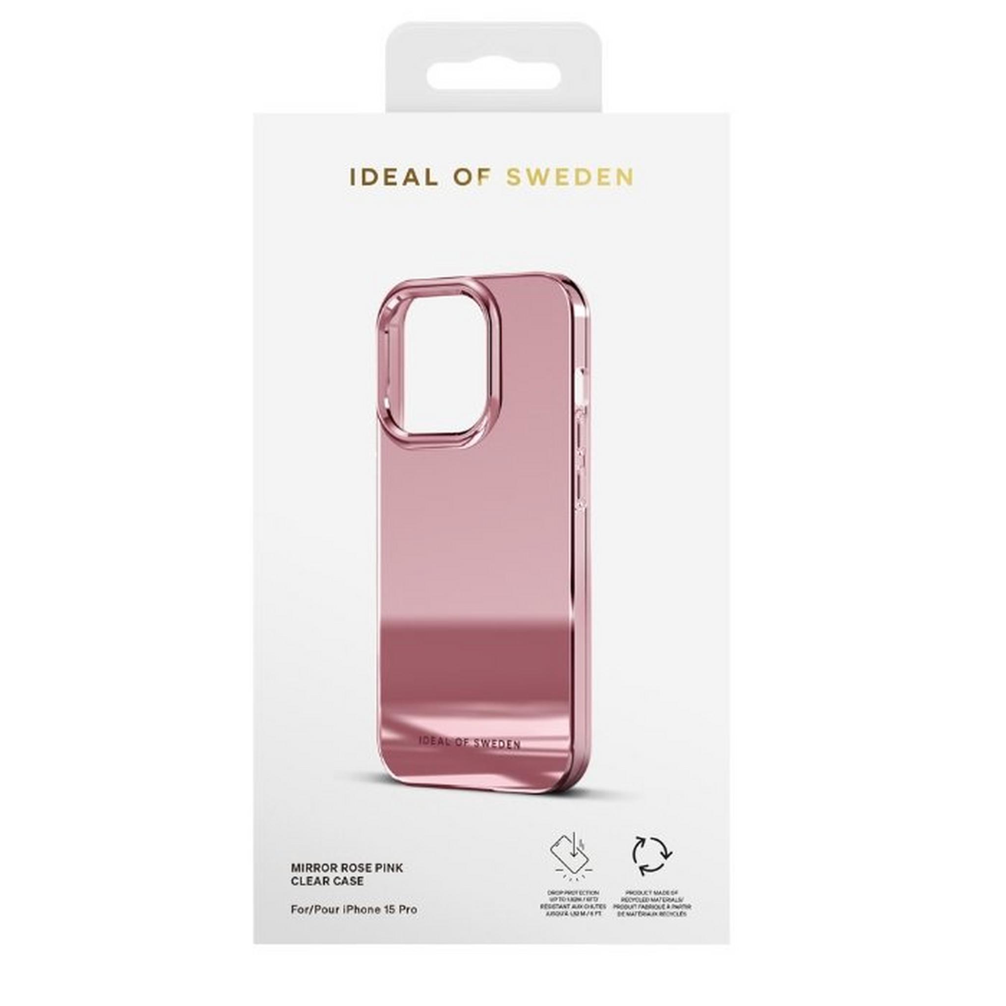 Ideal of Sweden Mirror Case for iPhone 15 Pro – Pink