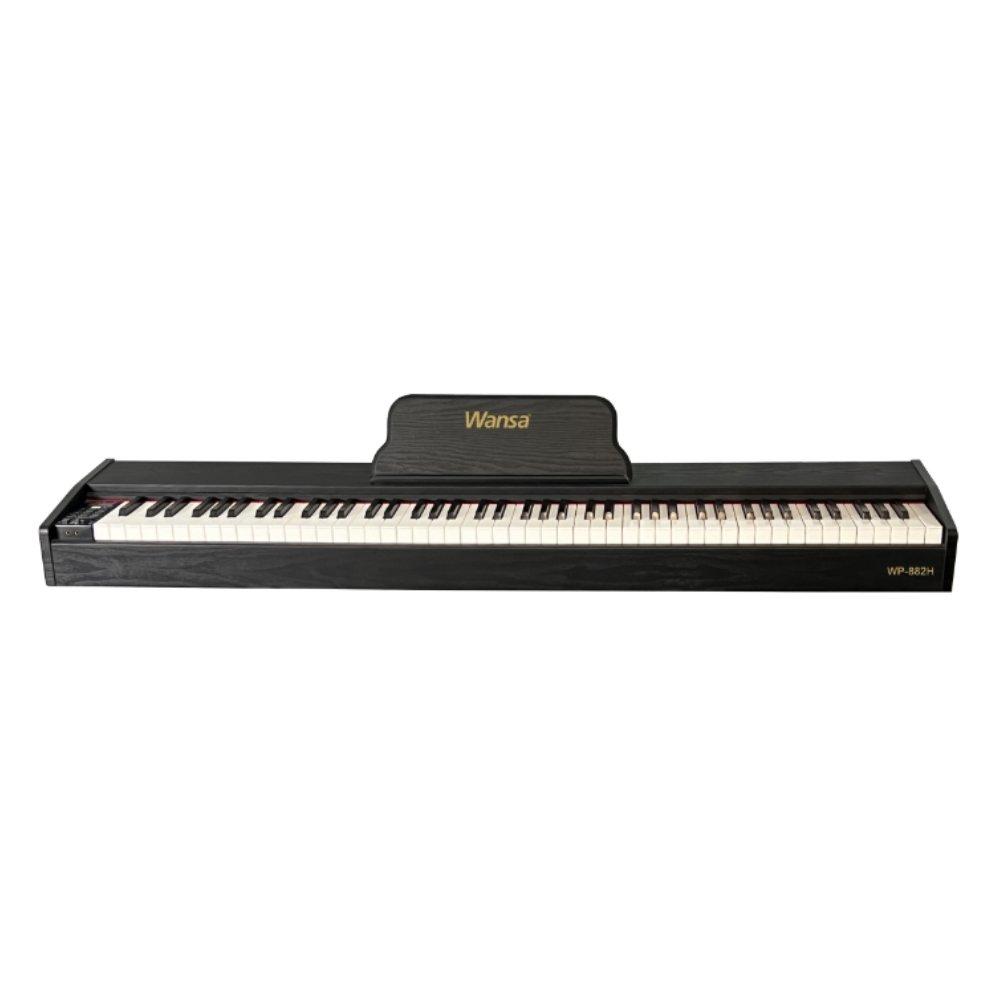 Wansa Digital Piano 88 Keys, 880  Tones, WP-882H - Black
