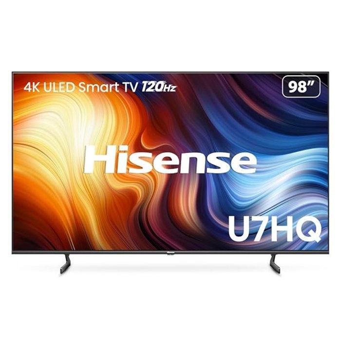 HISENSE 98-Inches UHD LED Smart TV, 98U7HQ - Black