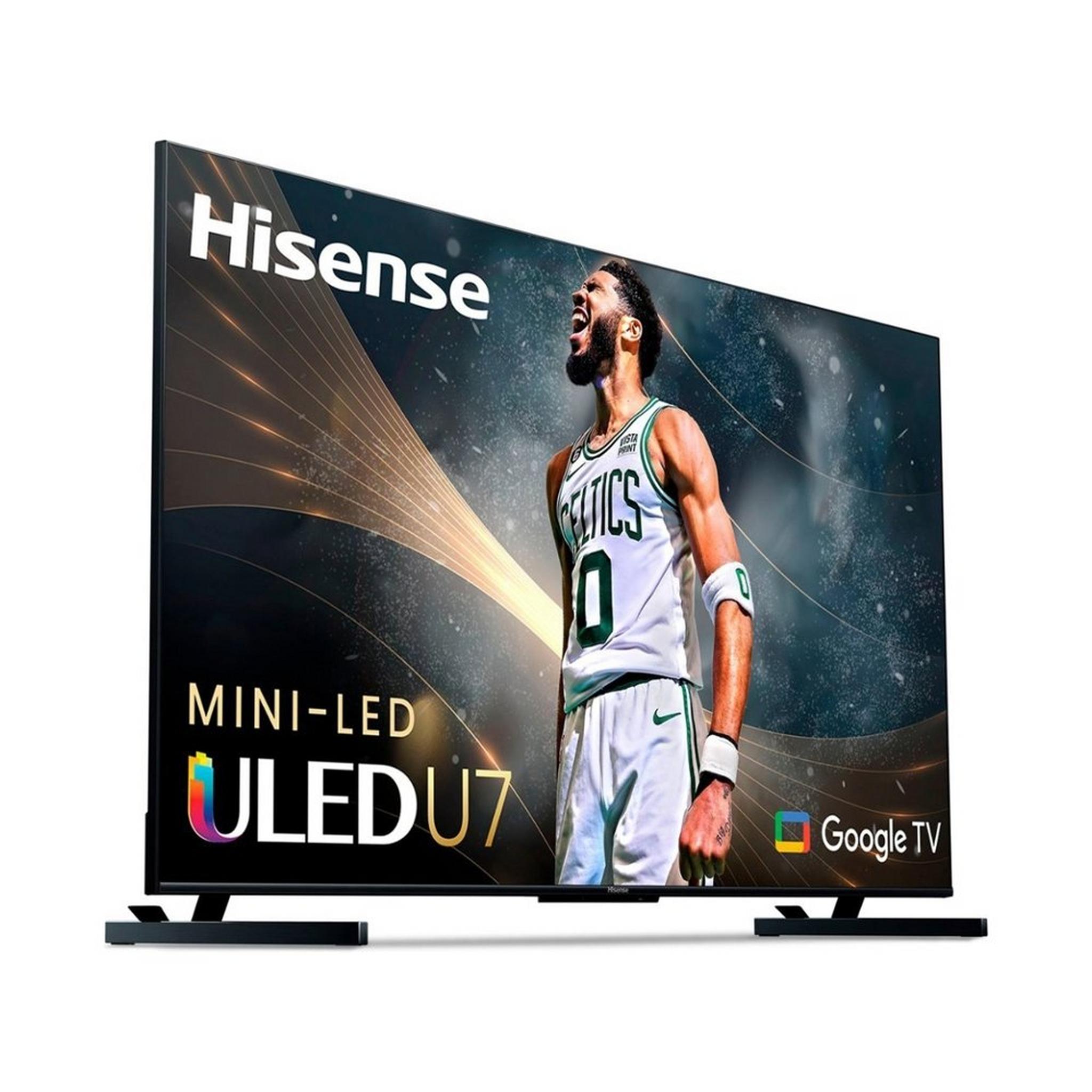 HISENSE 55-Inches UHD Smart ULED TV, 55U7K – Black