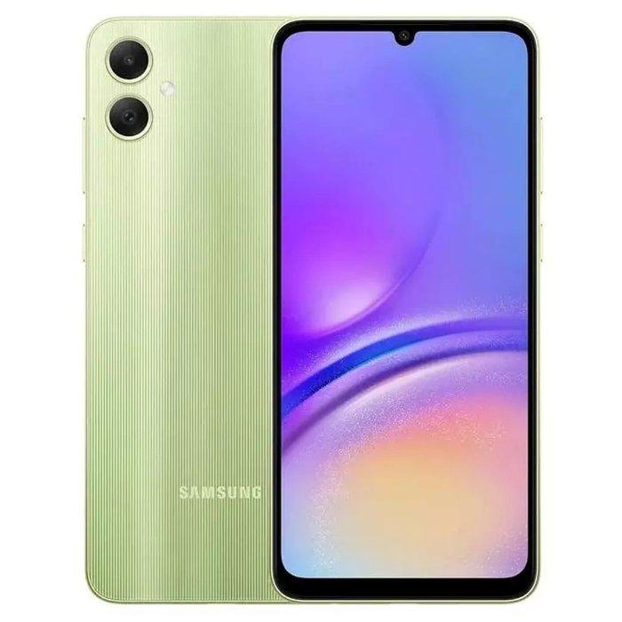 Buy Samsung galaxy a05 phone, 6. 7-inch, 4gb ram, 128gb, sm-a055flggmea –light green in Kuwait