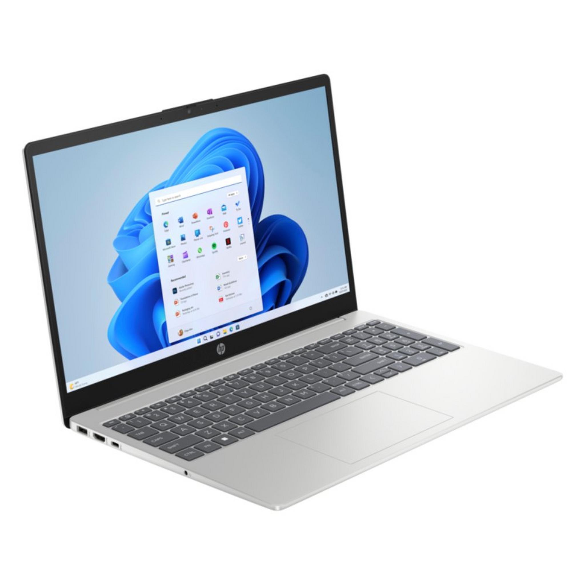 HP 15 Laptop, Intel Core i5, 8GB RAM, 512GB SSD, 15.6-inch, Nvidia GeForce MX570A, Windows 11 Home, 15-FD0051NE – Silver