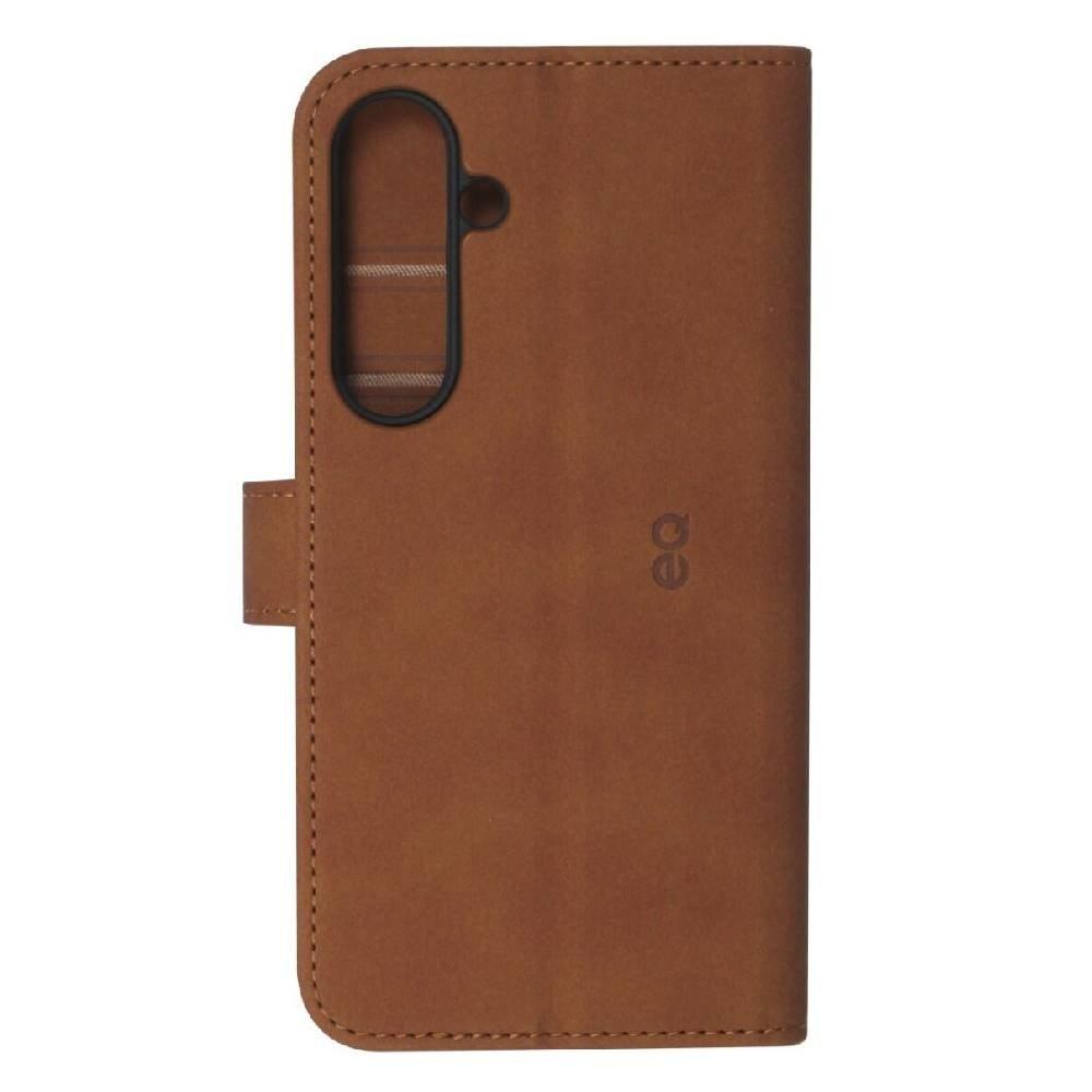 غطاء حماية فليب فولد لهاتف سامسونج اس 24 من إي كيو - بني