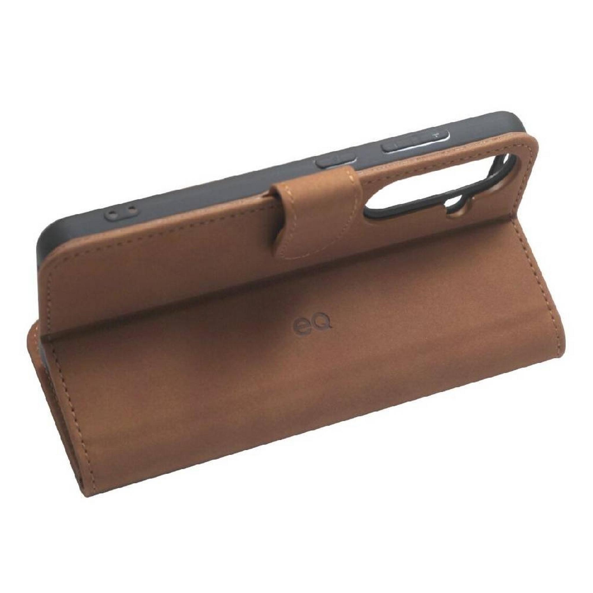 EQ Flip Fold Case For samsung S24 - Brown
