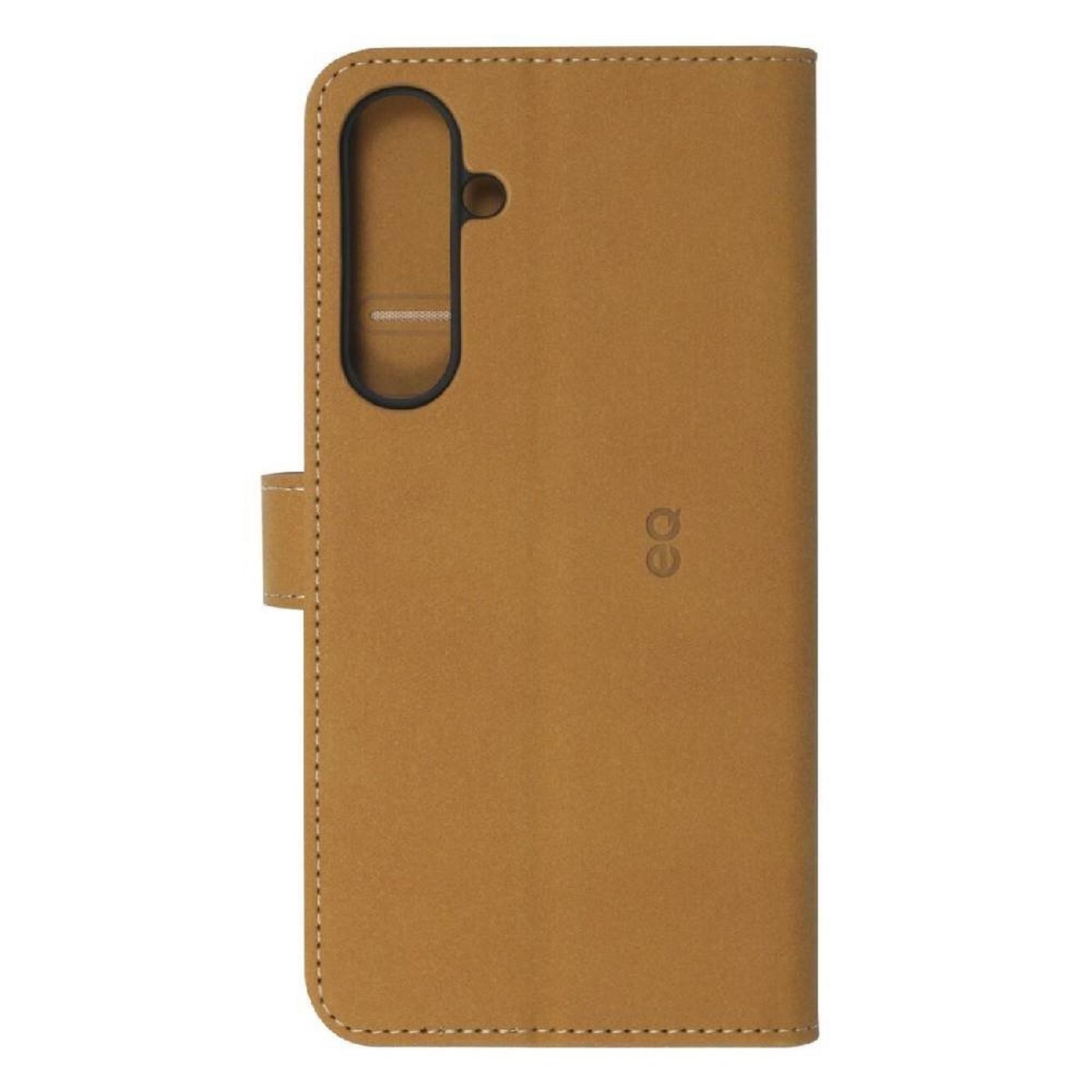 EQ Flip Fold Case For Samsung S24 plus - light Brown