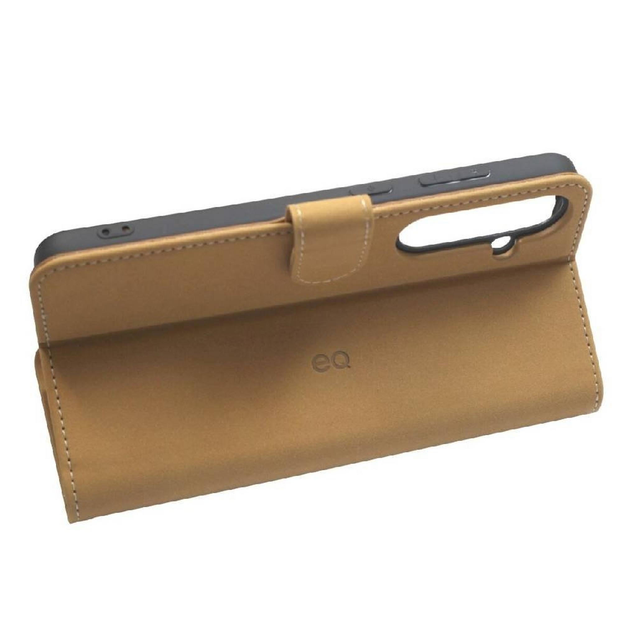EQ Flip Fold Case For Samsung S24 plus - light Brown