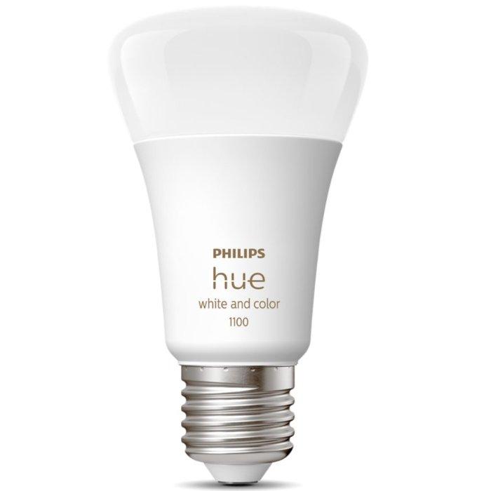 Philips Hue E27 Wireless LED Smart Bulb, 929002468801 - Multicolor