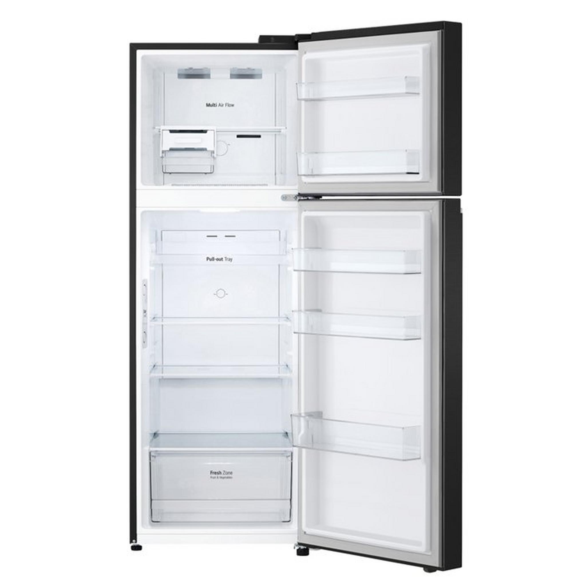 LG Top Freezer Refrigerator, 12CFT, 335 Liters, GN-B332PXGBABLREEF – Black