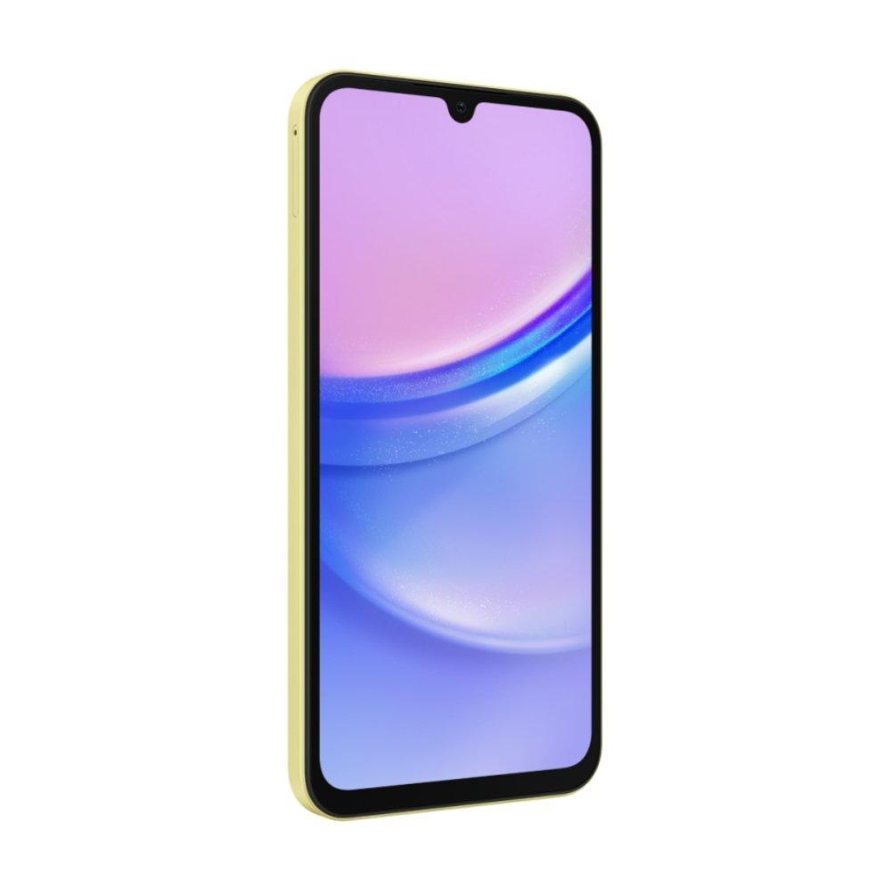 Samsung Galaxy A15 4G Phone, 6.5-Inches, 6GB RAM, 128GB, SM-A155FZYGMEA – Yellow