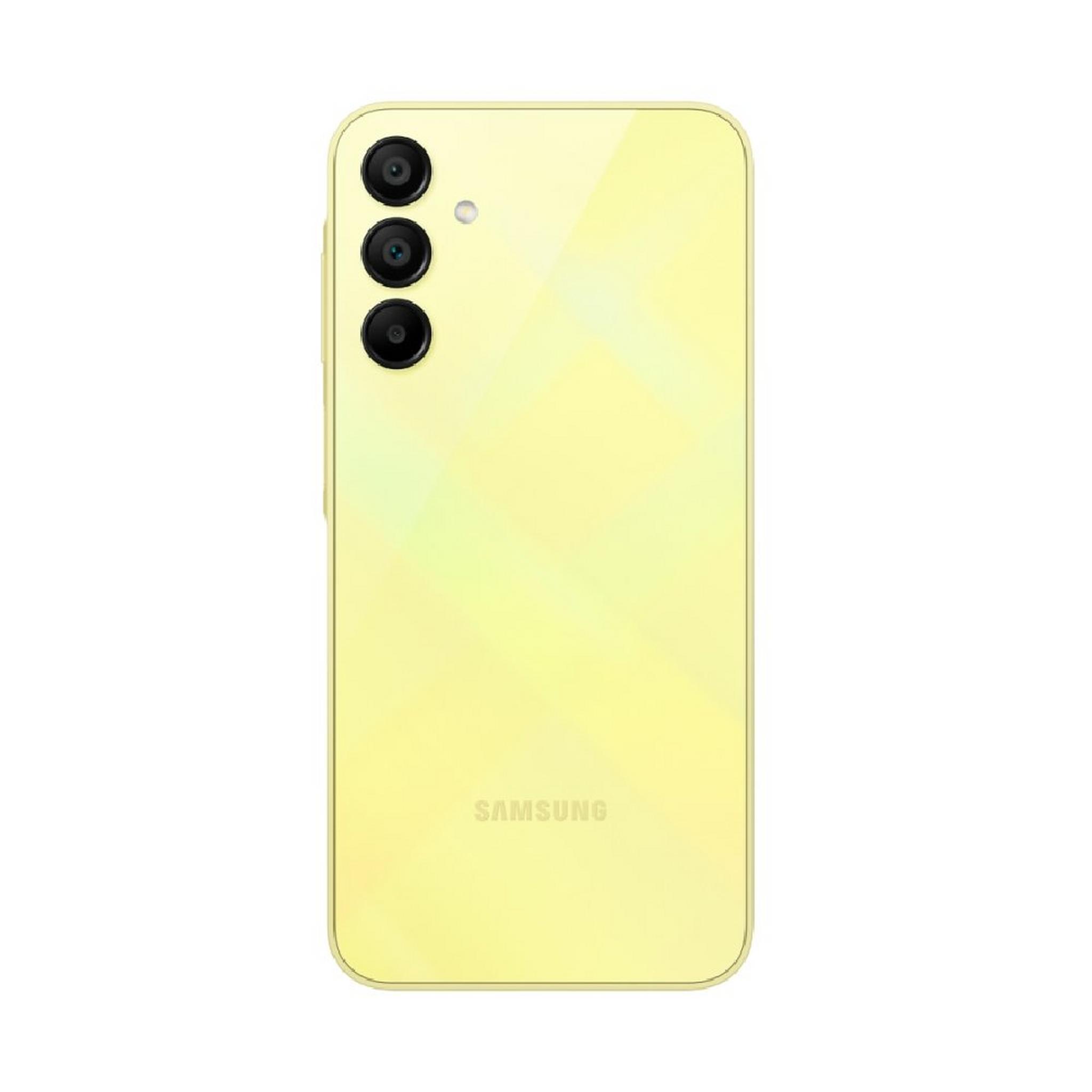 Samsung Galaxy A15 4G Phone, 6.5-Inches, 6GB RAM, 128GB, SM-A155FZYGMEA – Yellow