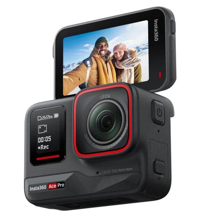 Insta360 Ace Pro Action Camera, 48MP 8K, 16mm, I04CINSAAJA - Black