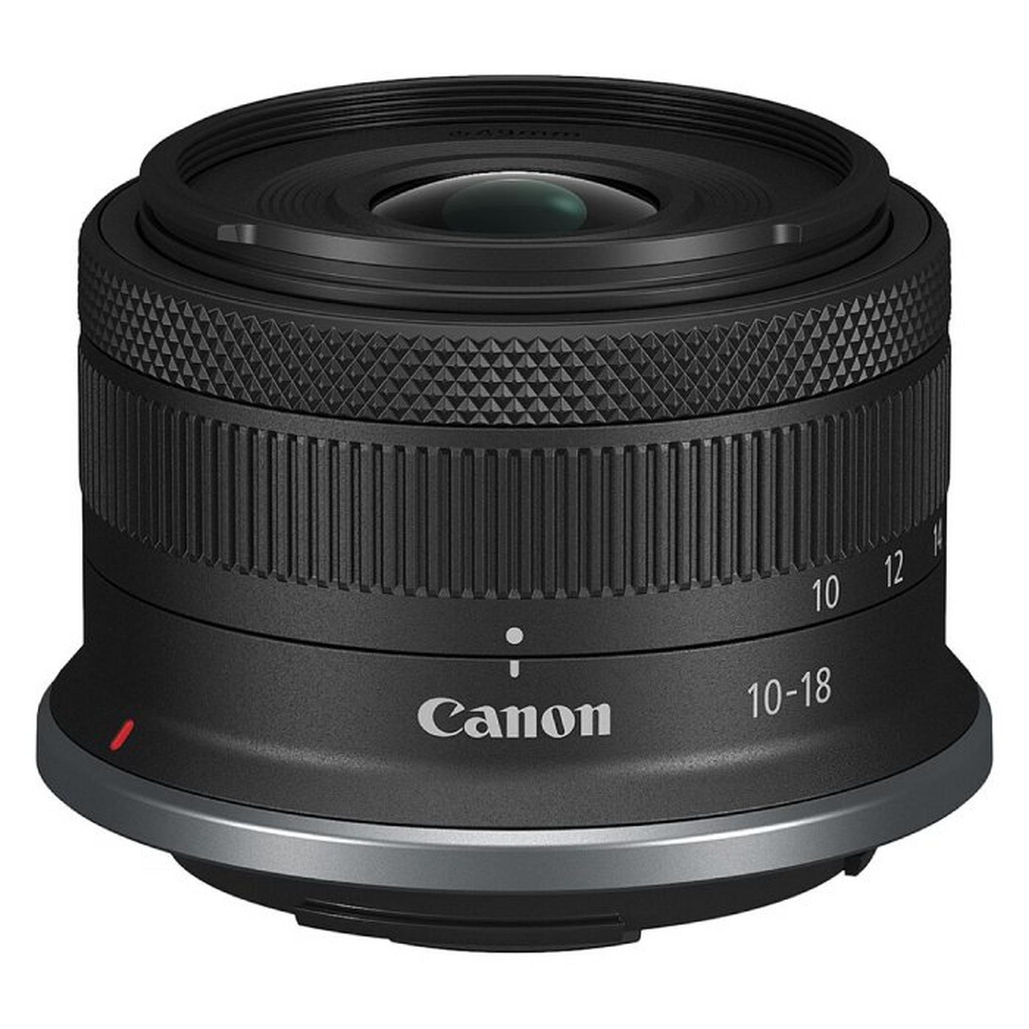 CANON RF 10-18MM Lens, F/4.5-6.3 IS STM, 6262C005AA – Black
