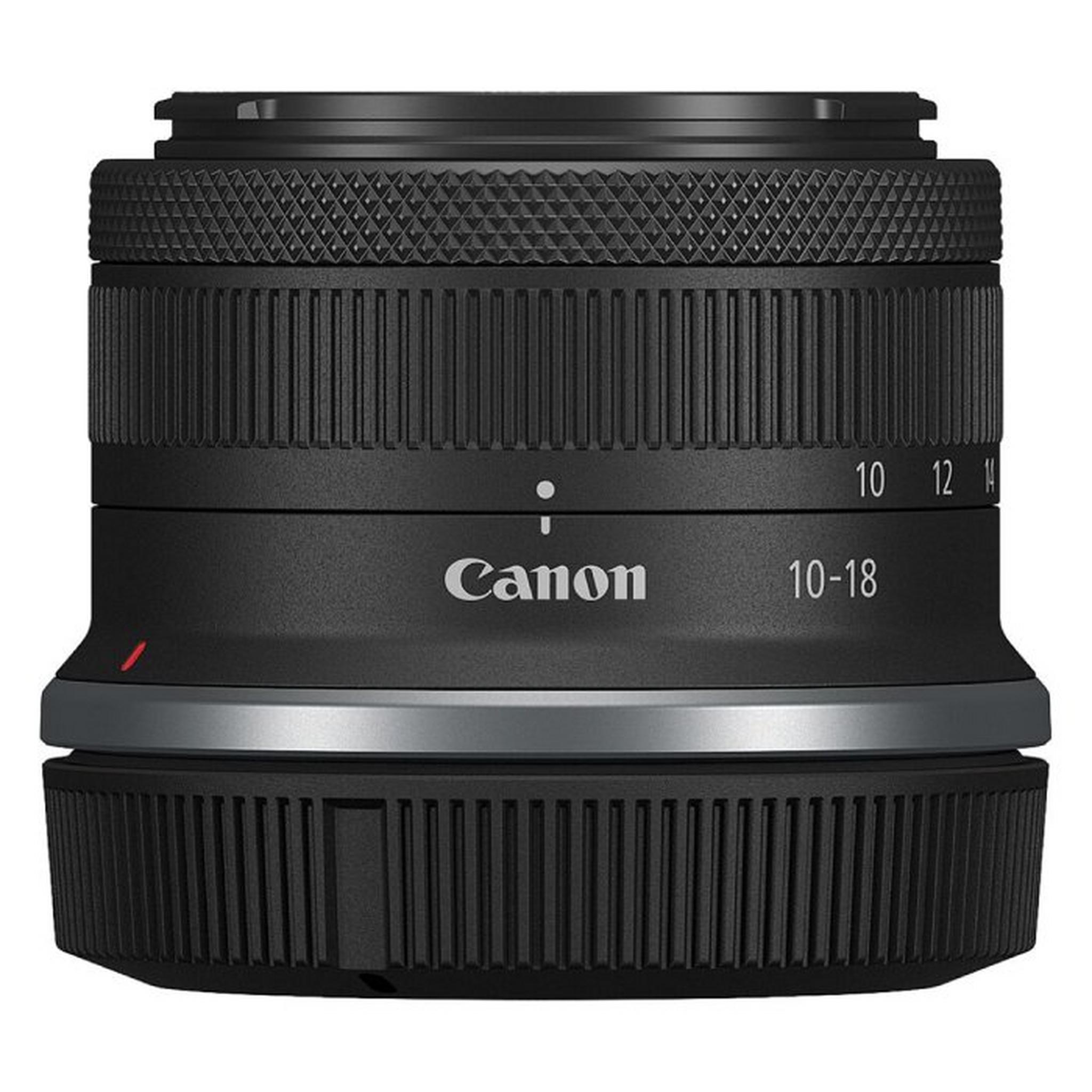 CANON RF 10-18MM Lens, F/4.5-6.3 IS STM, 6262C005AA – Black