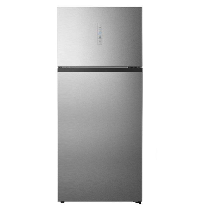 Hisense Top Mount Refrigerator with Digital Display Control, 19.7CFT, 557 Liters, RT729N4ASU1 - Inox