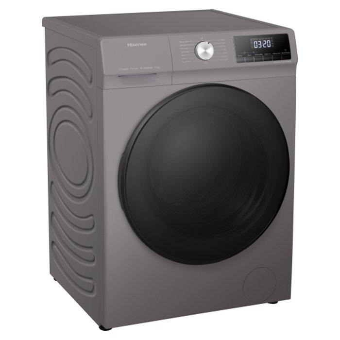 غسالة هايسنس تعبئة أمامية بسعة 10 كجم, 1400 دورة في الدقيقة, WFQA1014EVJMWT – رمادي تيتانيوم
