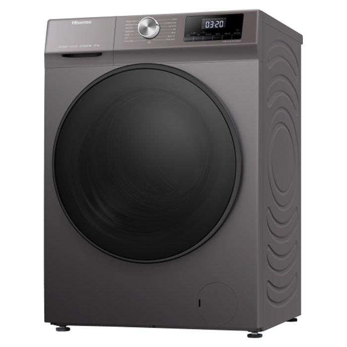 غسالة هايسنس تعبئة أمامية بسعة 10 كجم, 1400 دورة في الدقيقة, WFQA1014EVJMWT – رمادي تيتانيوم