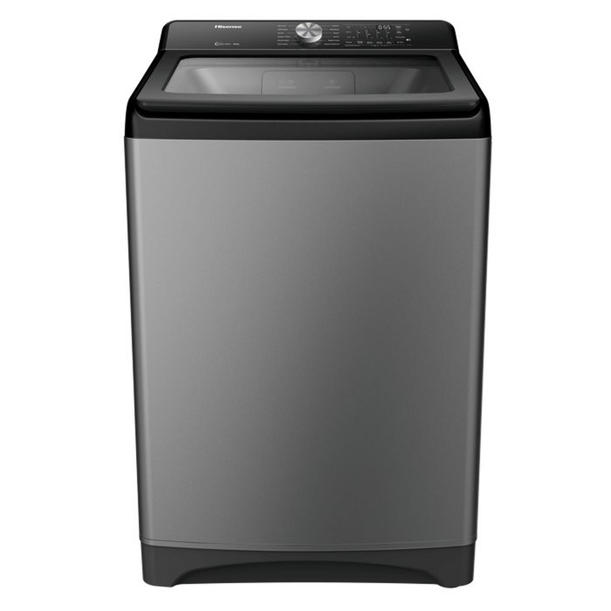 Hisense 20kg Top Load Washing Machine, 12 Programs, WT3T2023UT – Grey