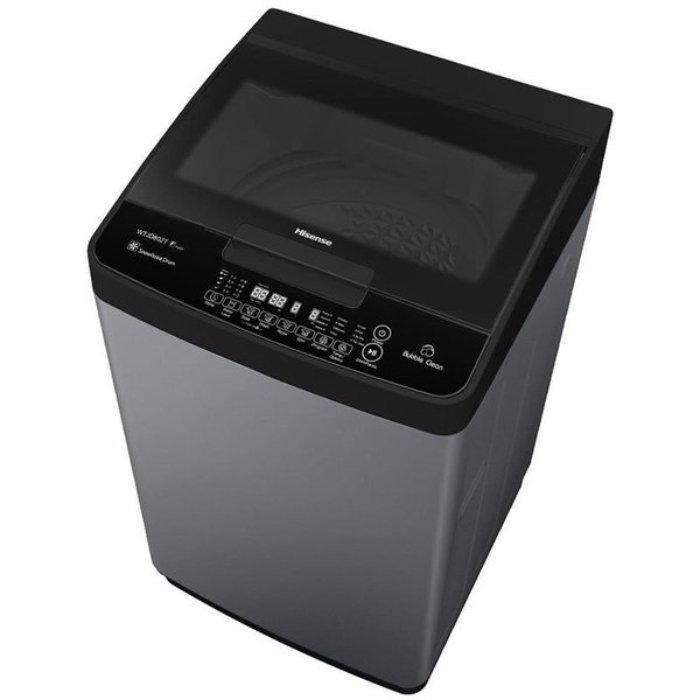 Hisense Top Load Washer, 8Kg, WTJA802T - Titanium Gray