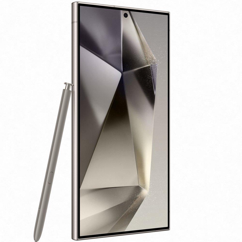 Samsung Galaxy S24 Ultra Phone, 6.8-inch, 12GB RAM, 256GB, SM-S928BZTCMEA – Titanium Gray