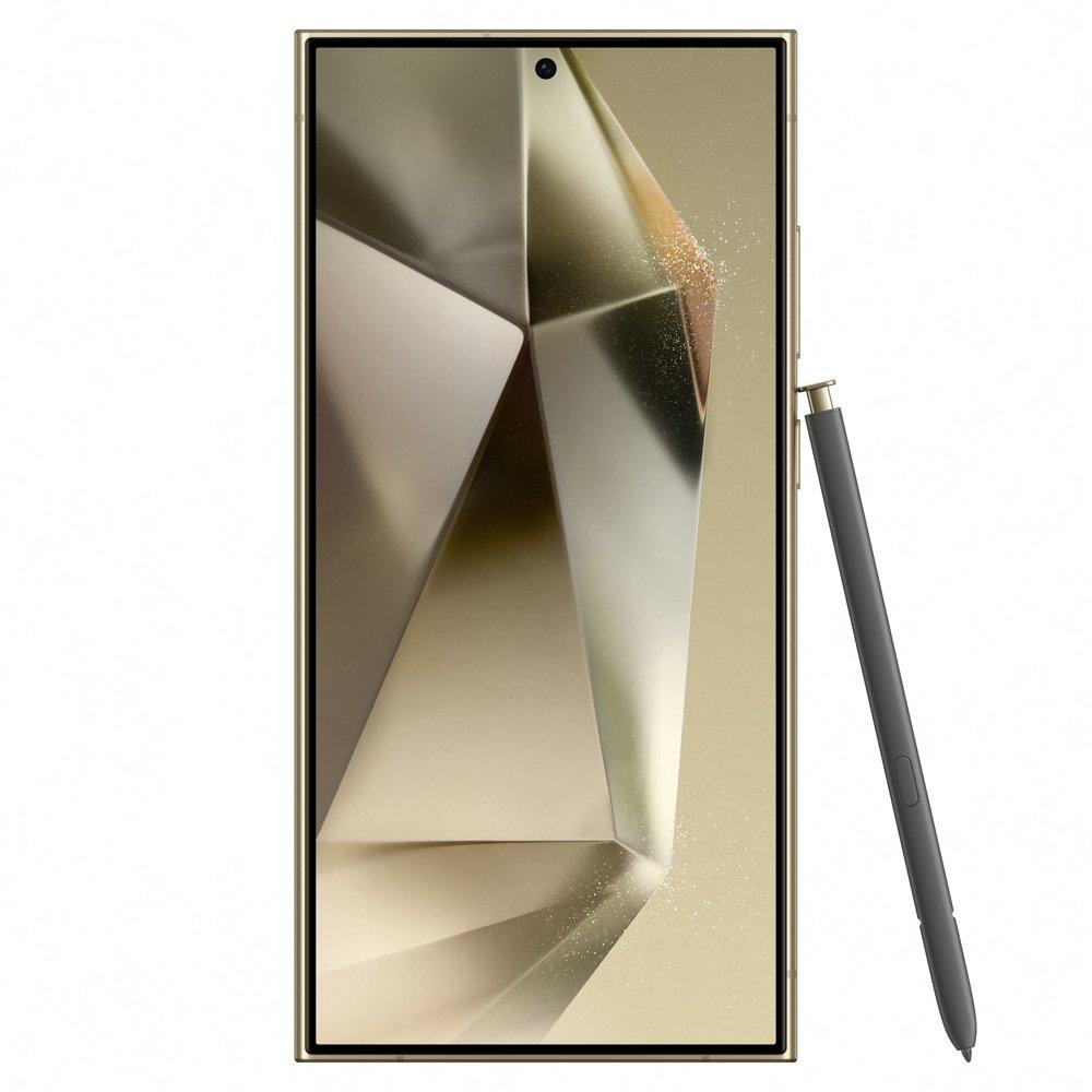Samsung Galaxy S24 Ultra Phone, 6.8-inch, 12GB RAM, 256GB, SM-S928BZYCMEA – Titanium Yellow