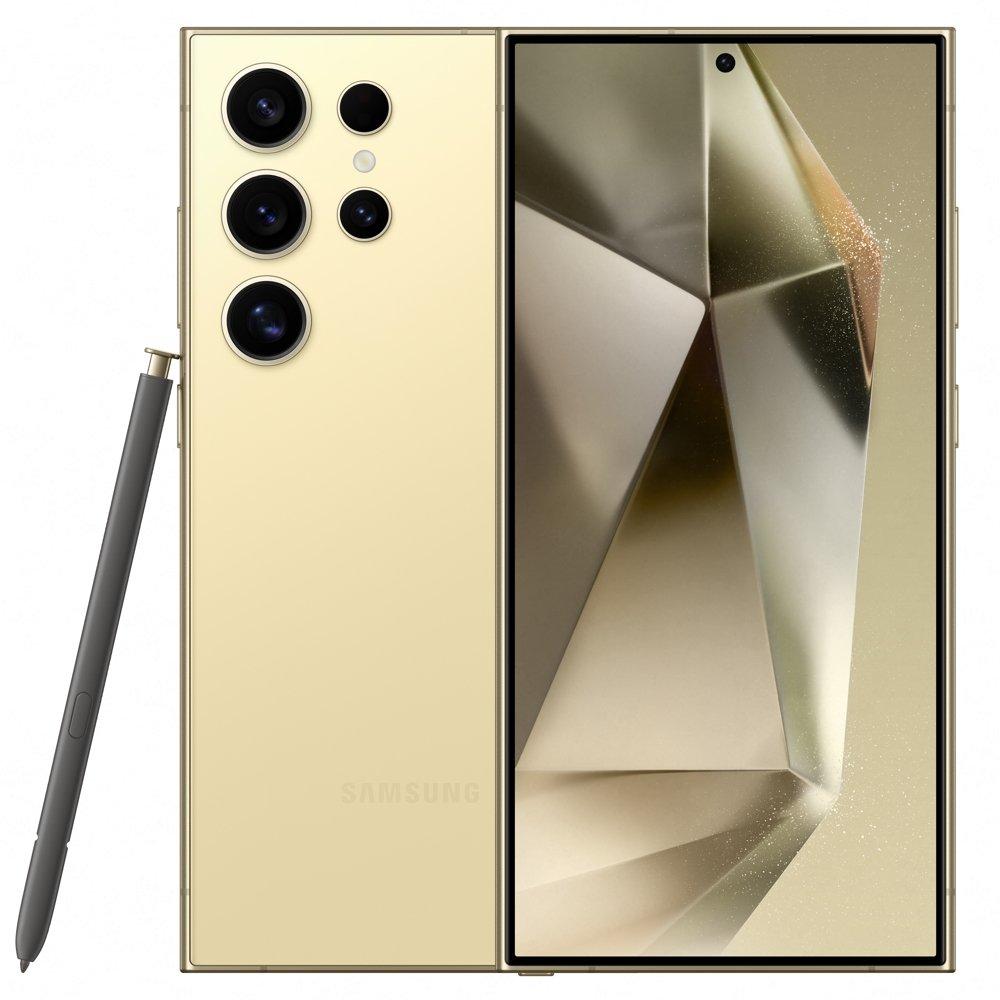 Buy Samsung galaxy s24 ultra phone, 6. 8-inch, 12gb ram, 512gb, sm-s928bzyqmea – titanium y... in Kuwait