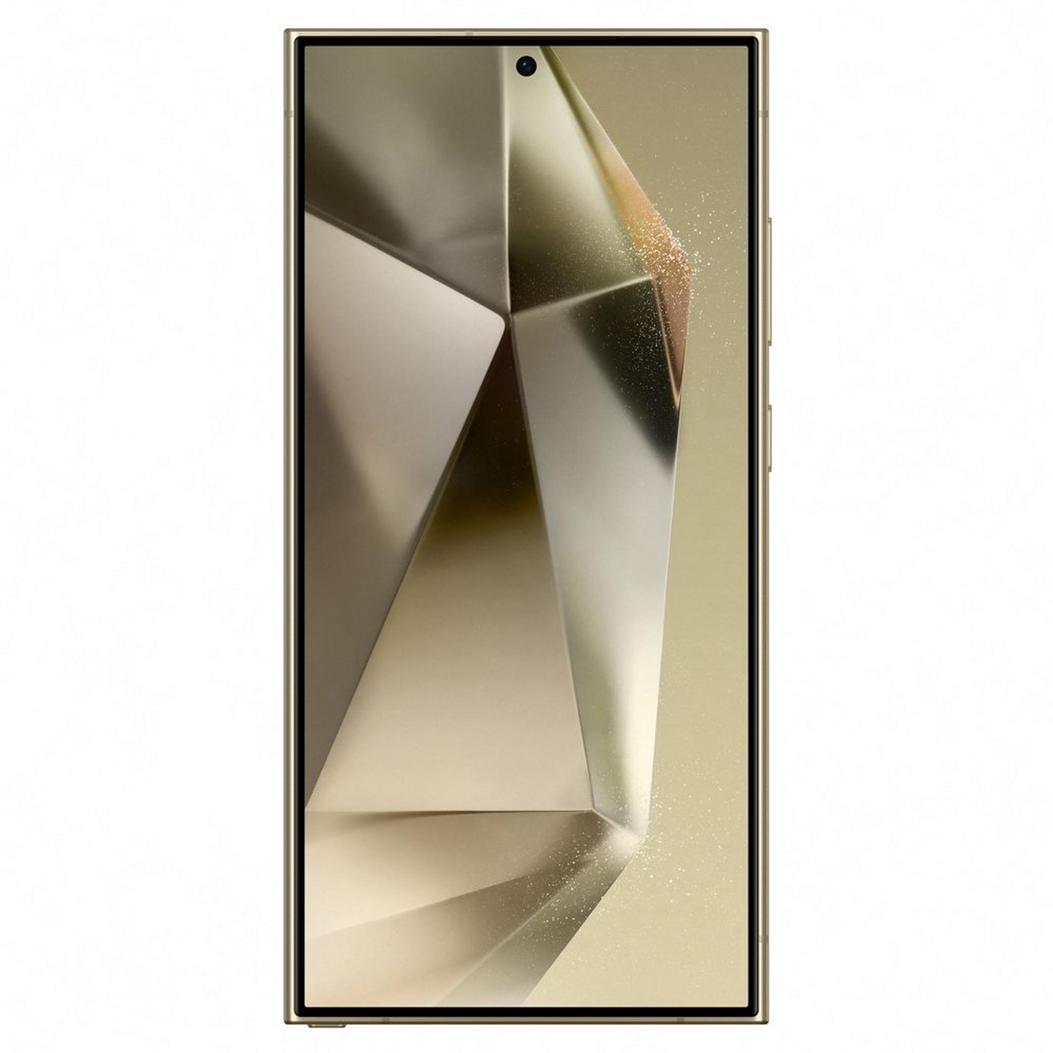 هاتف جالاكسي اس 24 الترا من سامسونج، شاشة 6.8 بوصة، رام 12جيجابايت، 512 جيجابايت، SM-S928BZYQMEA– أصفر تيتانيوم