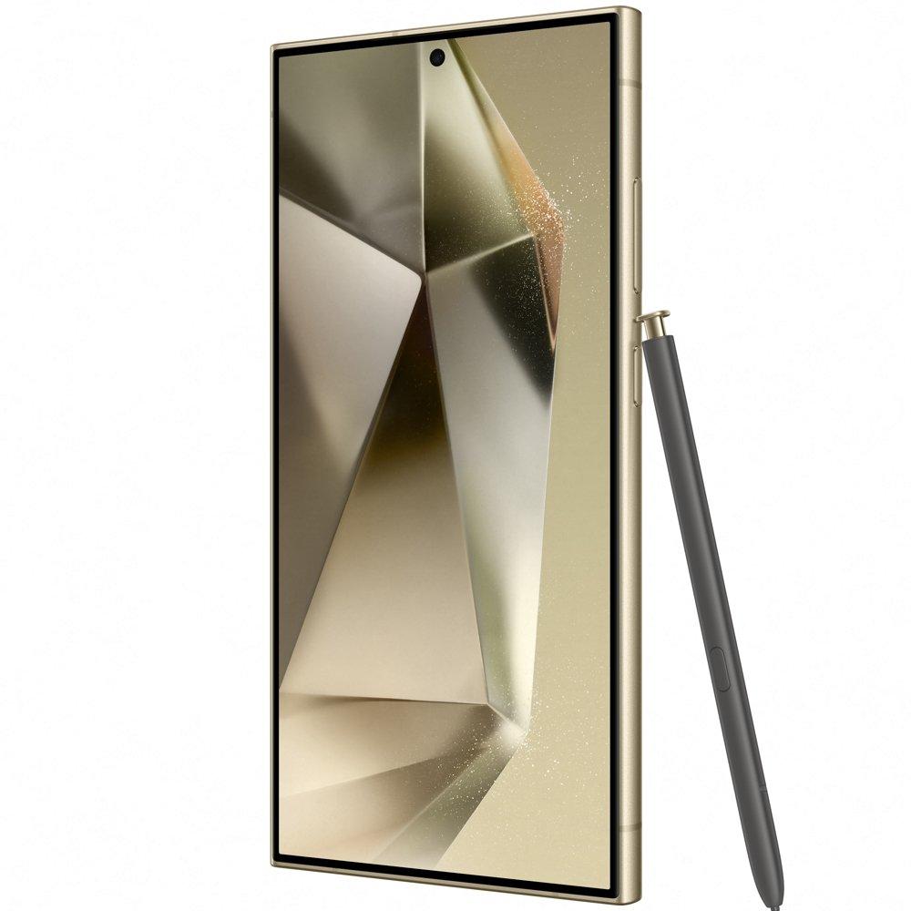 Samsung Galaxy S24 Ultra Phone, 6.8-inch, 12GB RAM, 1TB, SM-S928BZYWME– Titanium Yellow