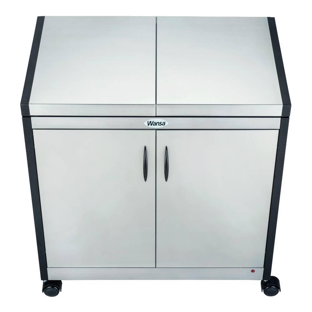 Wansa 3 dishes Trolley 2 shelves & 3 Plates, 360 W, 3DTSLSS - Stainless Steel