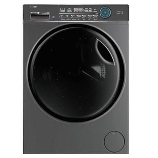 Buy Haier front loading washing machine, 9kg, hw90-b14979s8u1 - silver in Kuwait