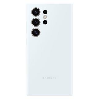 Buy Samsung galaxy s24 ultra silicone case, ef-ps928twegww – white in Kuwait