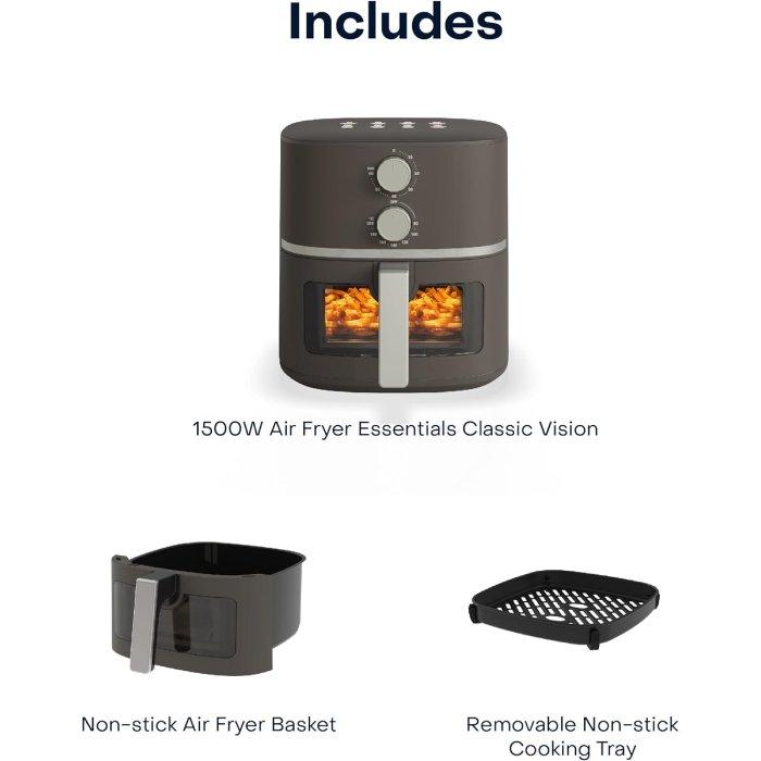 Nutricook Air Fryer, 5.2L, 1500W, NC-AFE152M-G – Grey 