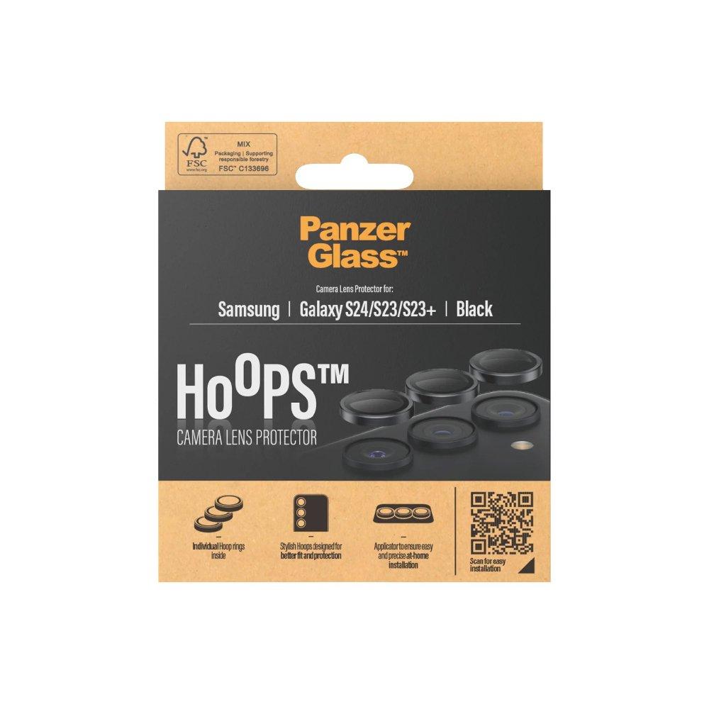 Panzer Hoops Camera Lens Protector for Samsung Galaxy S24 Phone, 1207 – Black